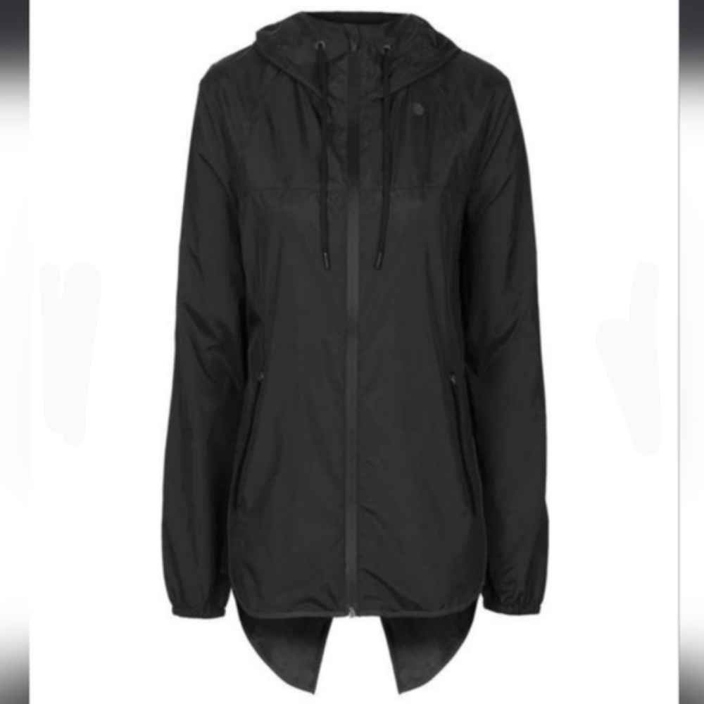 Ivy Park Reflective Long Sleeve Wrap Back Jacket Small Black